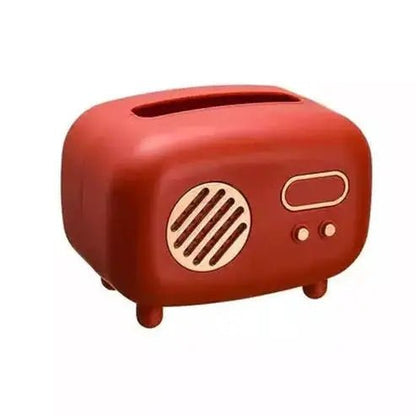 Vintage Tissue Box Facial Tissue Holders Cartoon retro radio shape tissue box dispenser · Dondepiso