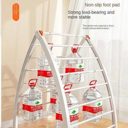 Folding Telescopic Floor-to-Ceiling Drying Rack