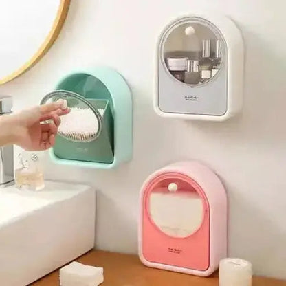 Gorgeous Wall-Mounted Cotton Swab Dispenser 