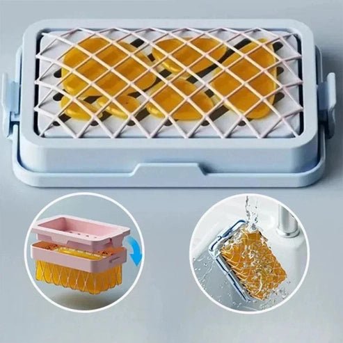 High Elastic Mesh Soap Blister Box - Hands-Free Soap Holder