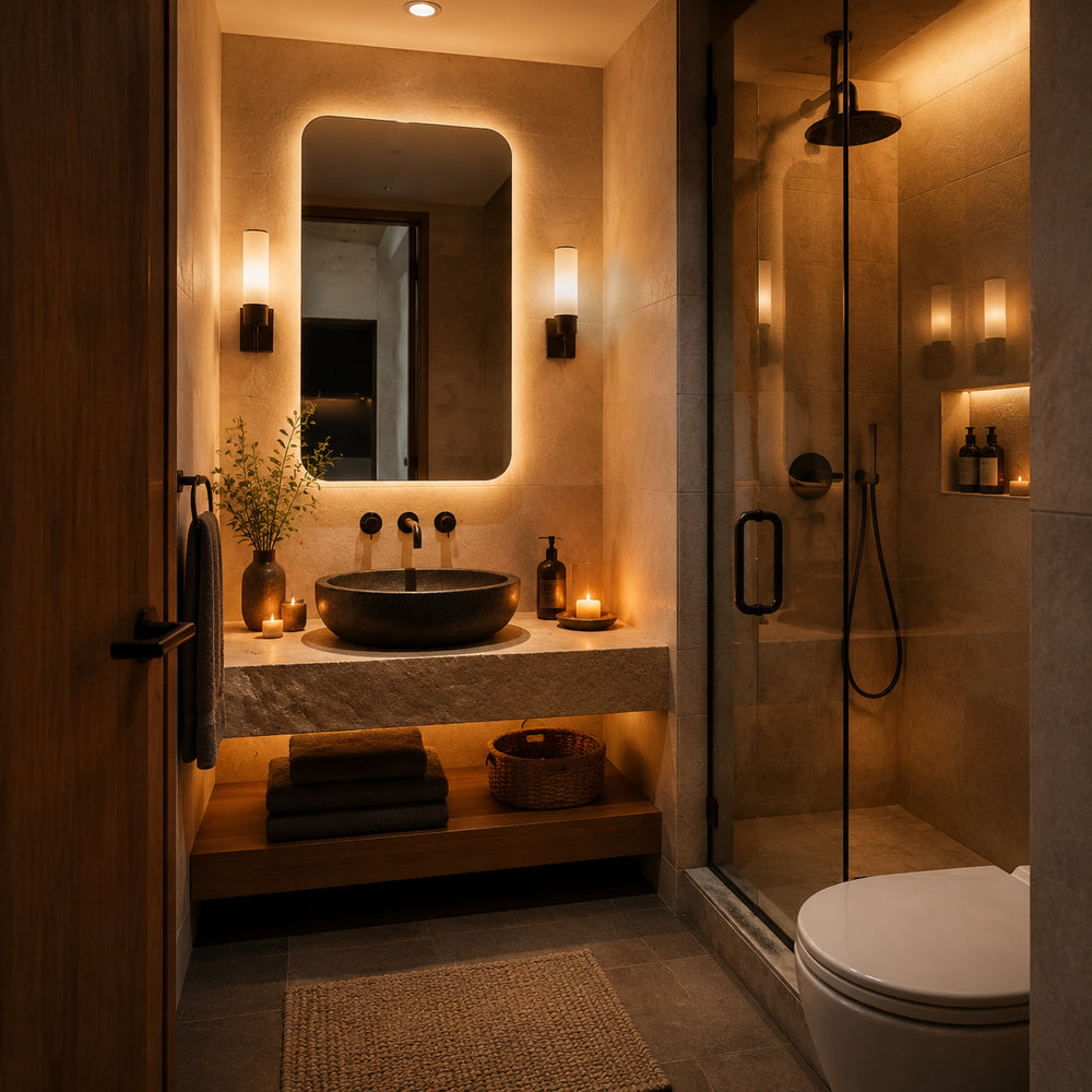 How to Style a Small Bathroom to Make It Feel Like a Luxury Spa