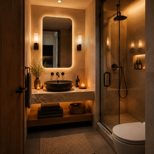How to Style a Small Bathroom to Make It Feel Like a Luxury Spa