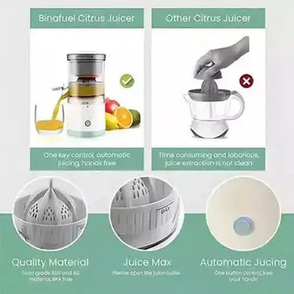 Portable Electric Juicer Juicers White USB Charging Portable Kitchen Blender · Dondepiso