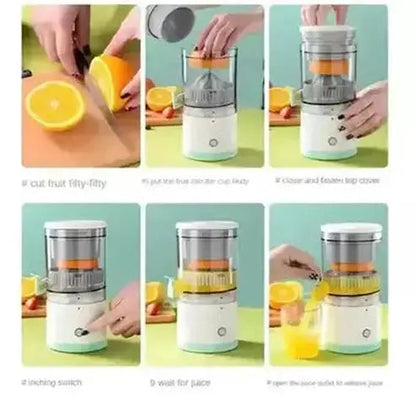 Portable Electric Juicer Juicers White USB Charging Portable Kitchen Blender · Dondepiso