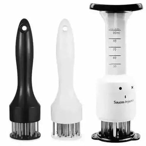 Kitchen Meat Tenderizer with Sauce Marinade Injector Needle