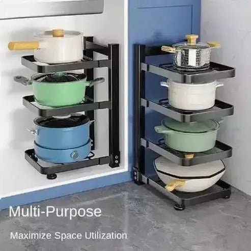 Under Sink Kitchen Utensil Storage Rack