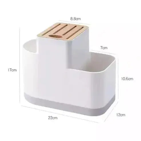 Countertop Cutlery Drainer Knife Blocks & Holders White Countertop Knife Holder Kitchen Rack · Dondepiso