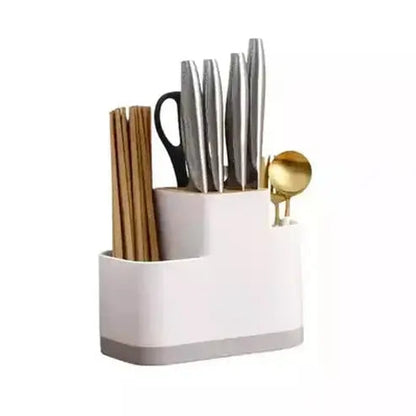 Countertop Cutlery Drainer Knife Blocks & Holders White Countertop Knife Holder Kitchen Rack · Dondepiso