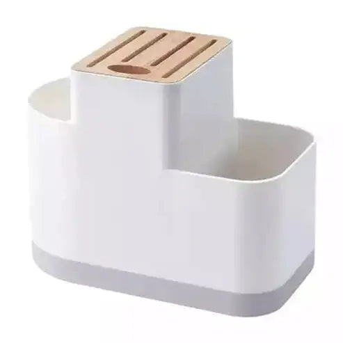 Countertop Cutlery Drainer Knife Blocks & Holders White Countertop Knife Holder Kitchen Rack · Dondepiso