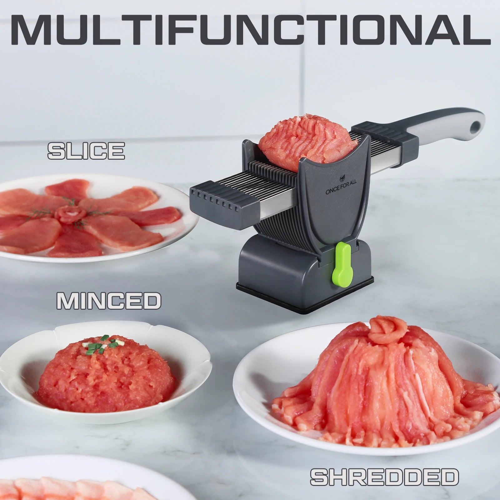 Handheld Knife for Frozen Meat, Beef, and Vegetable Slicing