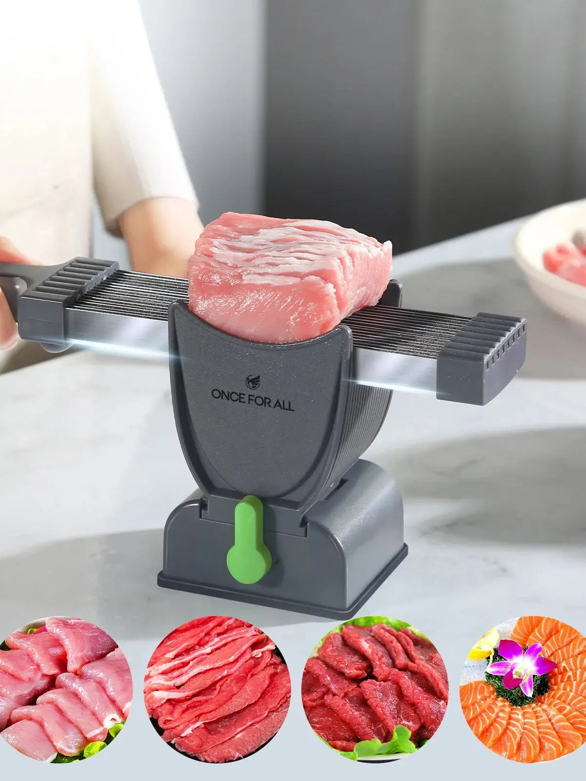 Handheld Knife for Frozen Meat, Beef, and Vegetable Slicing