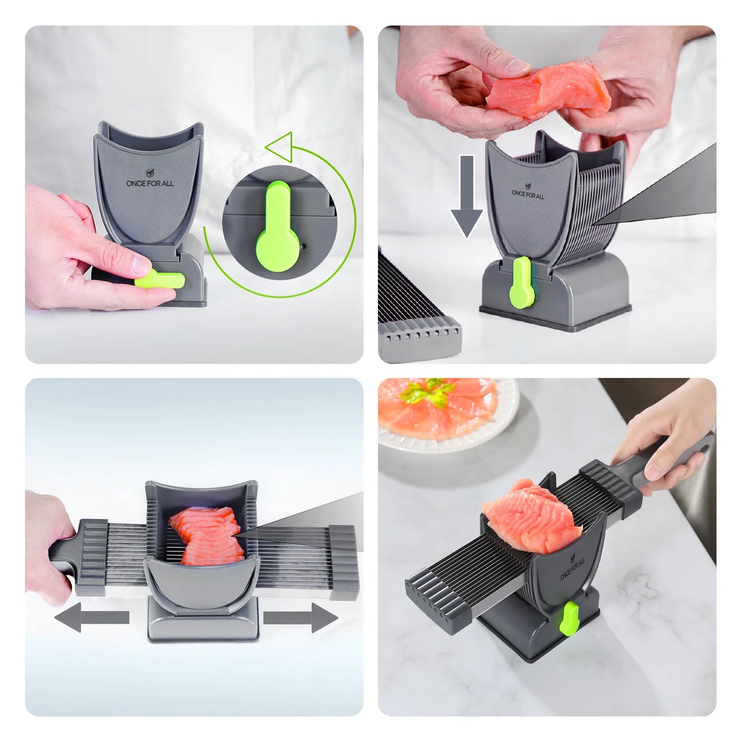 Handheld Knife for Frozen Meat, Beef, and Vegetable Slicing