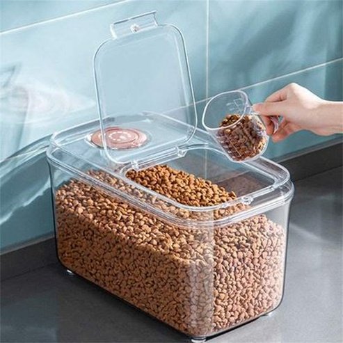 10KG Cereals Bucket Organizer with Nano-Insert for Secure Pantry Storage