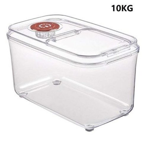 10KG Cereals Bucket Organizer with Nano-Insert for Secure Pantry Storage