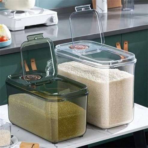 10KG Cereals Bucket Organizer with Nano-Insert for Secure Pantry Storage