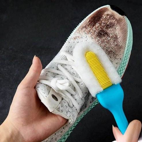 Multi-Functional Soft Hair Shoe Brush with Long Handle