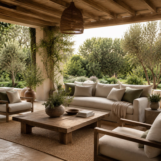 Sala de estar al aire libre: cómo hacer que los balcones, patios y porches parezcan espacios interiores