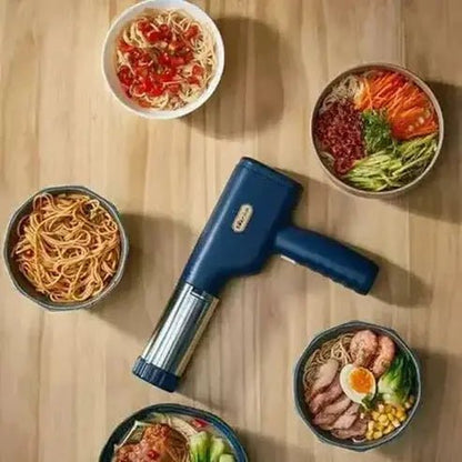 Mini Electric Noodle Press Pasta Makers Blue Mini Electric Noodle Maker Press · Dondepiso