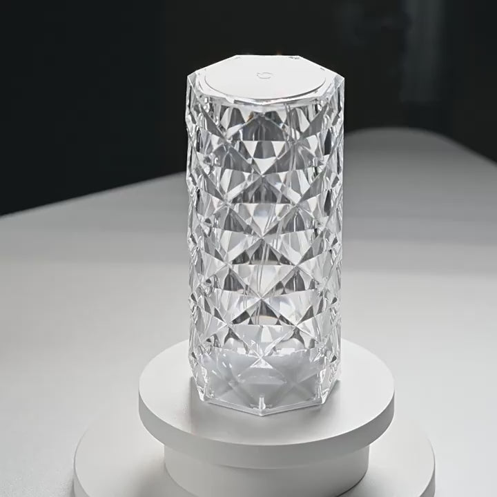 Sophisticated LED Crystal Lamp with High-Quality Craftsmanship