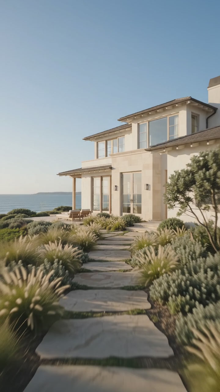 Luxury coastal residence overlooking the ocean