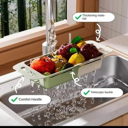 Retractable Drain Basket - Multifunctional Kitchen Organizer