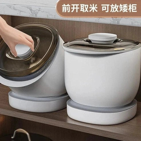 Rotatable Rice Dispenser & Sealed Storage Container