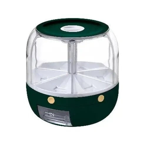 Rotating Partition Sealed Grain Storage Jar