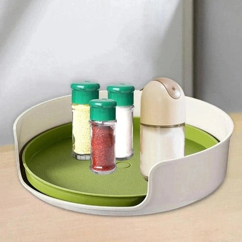 Rotating Spice Rack Turntable Organizer