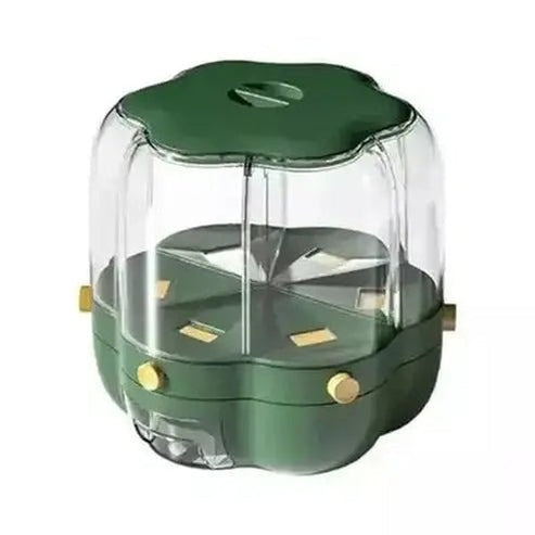 Round Storage Rice Box with Dispenser