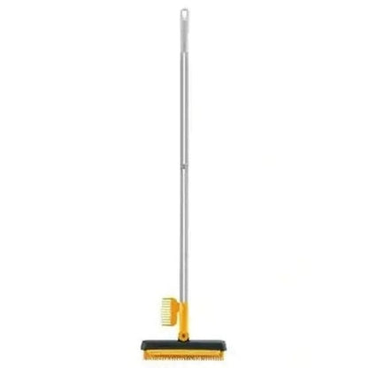 Cleaning Silicone Brush Scrub Brushes yellow  Long Handle Silicone Floor Scrub Brush – Dondepiso 