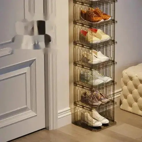 Simple Multi-Layer Clear Acrylic Shoe Rack