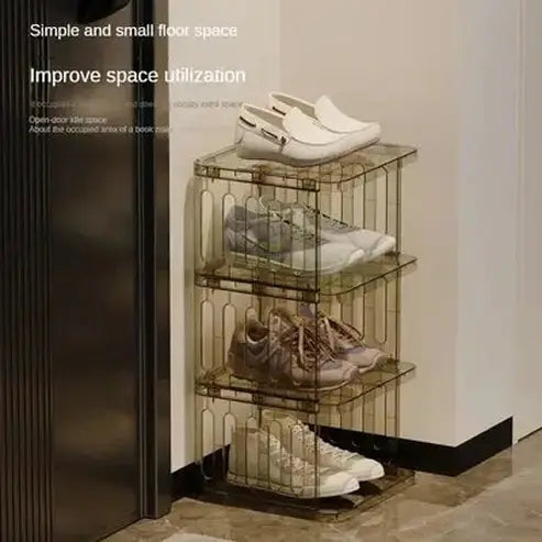 Simple Multi-Layer Clear Acrylic Shoe Rack