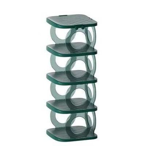 Simple space-saving multi-level dustproof shoe rack