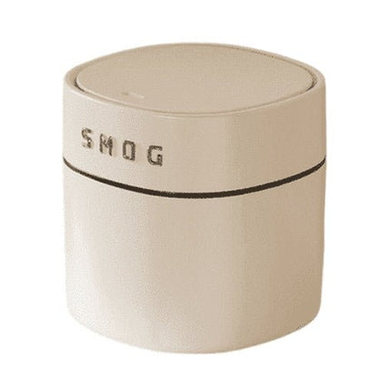 Small Desktop Decorative Trash Can with Lid