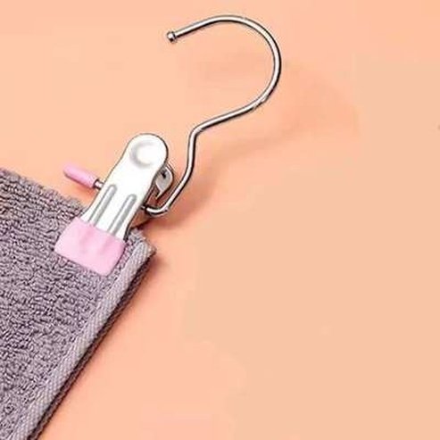 Small Stainless Steel Hangers with Pants Clips