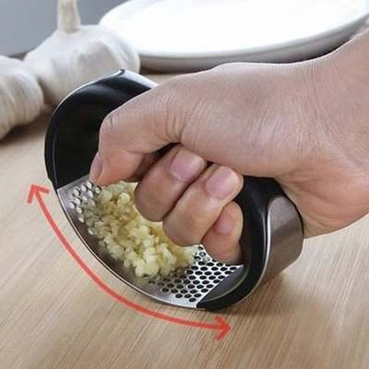 Stainless Steel Garlic Press Household Manual Press Device Kitchen Squeezer Ginger Garlic Tools Kitchen Accessories. Product Type: Garlic Presses.