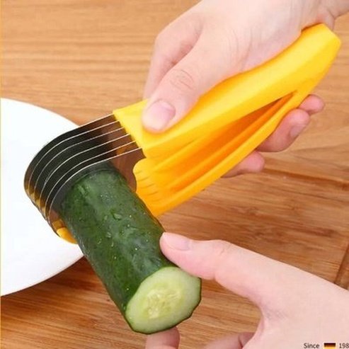 Steel Banana Slicer and Cucumber Shredder