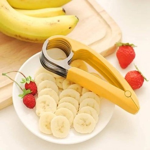 Steel Banana Slicer and Cucumber Shredder