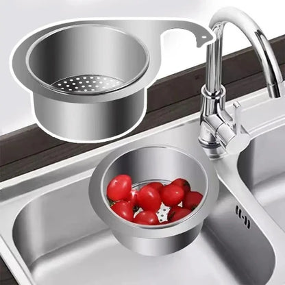 Swan-Shaped Stainless Steel Sink Drain Basket