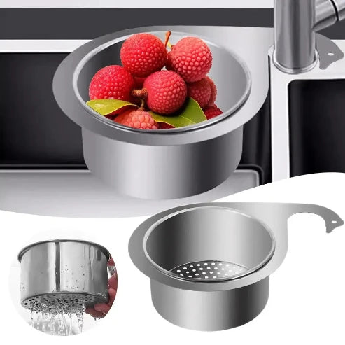 Swan-Shaped Stainless Steel Sink Drain Basket