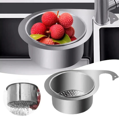 Swan-Shaped Stainless Steel Sink Drain Basket