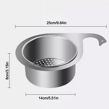 Swan-Shaped Stainless Steel Sink Drain Basket