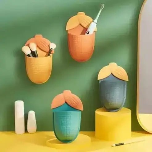 Corn Toothbrush Rack Toothbrush Holders Corn Shaped Wall-Mounted Toothbrush Holder · Dondepiso