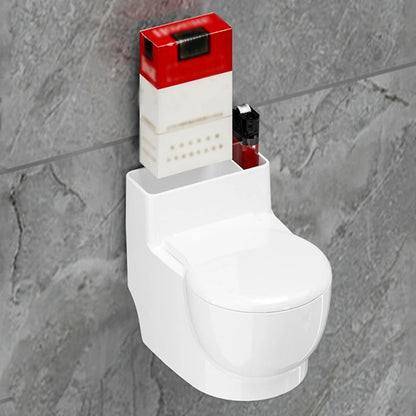 Wall-Mounted, Punch-Free Cigarette Holder for Bathroom Decor