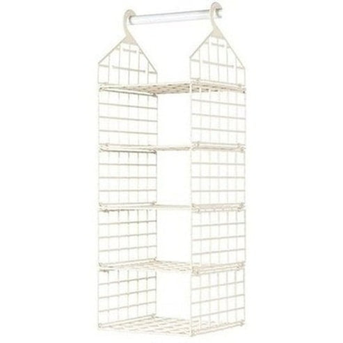 Wall Mounted Plastic Hanging Wardrobe Organizer