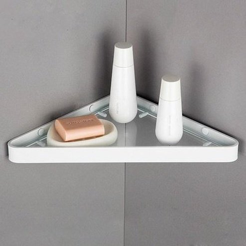 Bath Corner Shelf Black