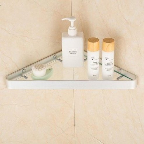 Bath Corner Shelf Black