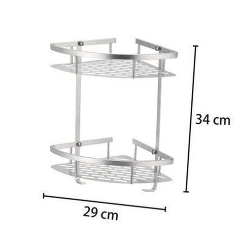 Bathroom Corner Shower Shelf 2/3 Layer Gap Aluminum Bathroom Shelf Accessories Set Pull Out Shelf Bathroom Shelf Organizer. Type: Bathroom Accessory Mounts.