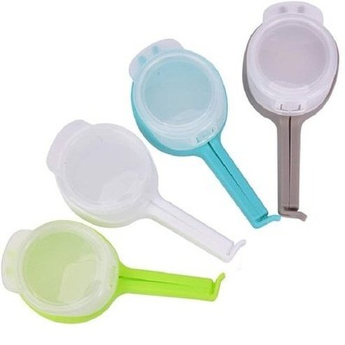 Snack Sealing Storage Clip Fresh Keeping Sealer Clamp Plastic Helper Food Saver Travel Kitchen Tools Food Storage Bag Seal Clip: Food Storage Containers.