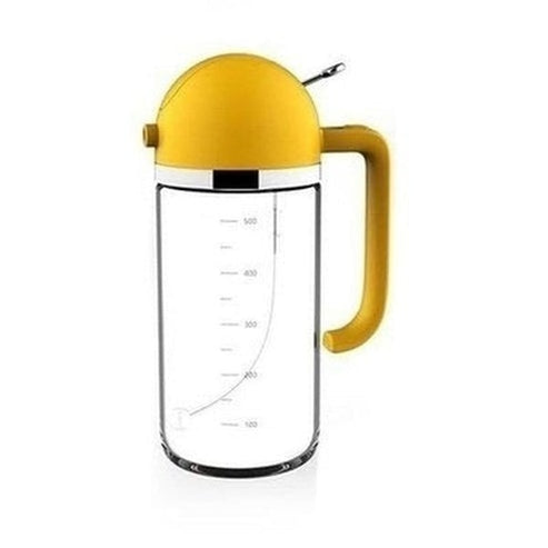 Oil Sprayer Bottle Oil & Vinegar Dispensers Yellow  Dispenser Oil Spray Bottle with Handle · Dondepiso